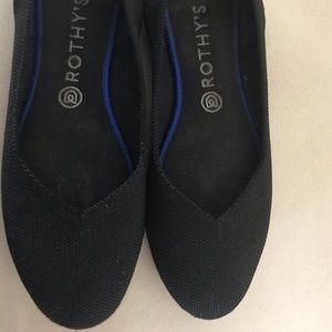 Rothy’s black size 9.5 round toe
